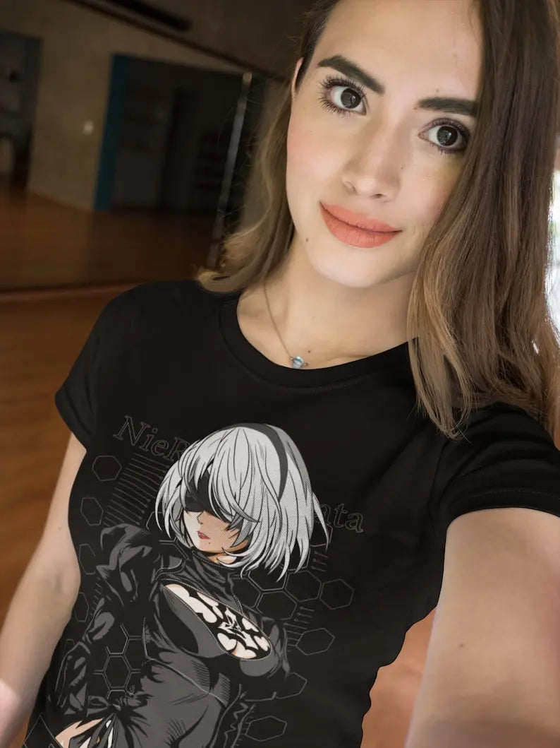 2B T-Shirt – Android Style, Nier Automata - Eden of Clothes