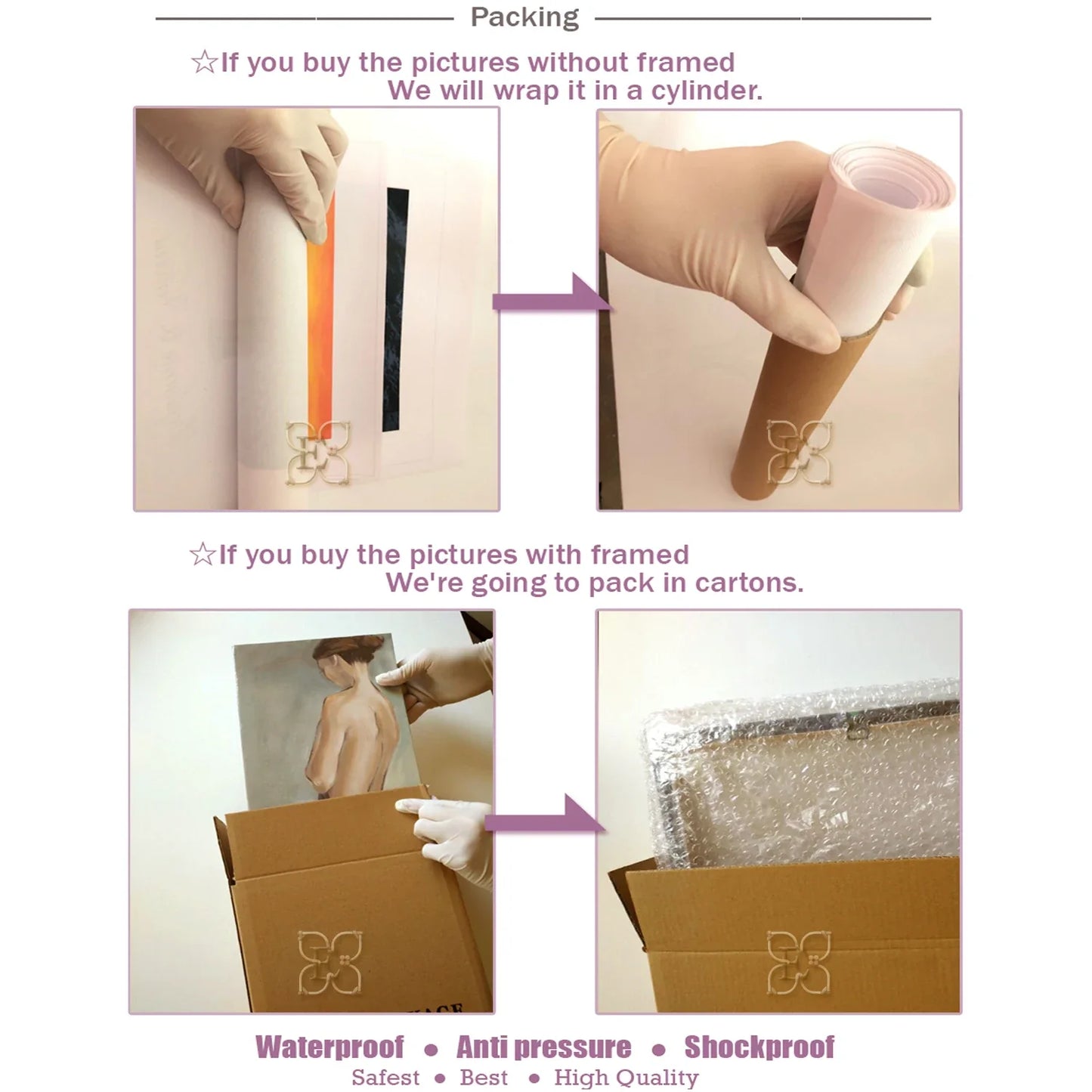 5 Pieces Art Set – High-Quality Print, Genshin Impact - Eden of Clothes