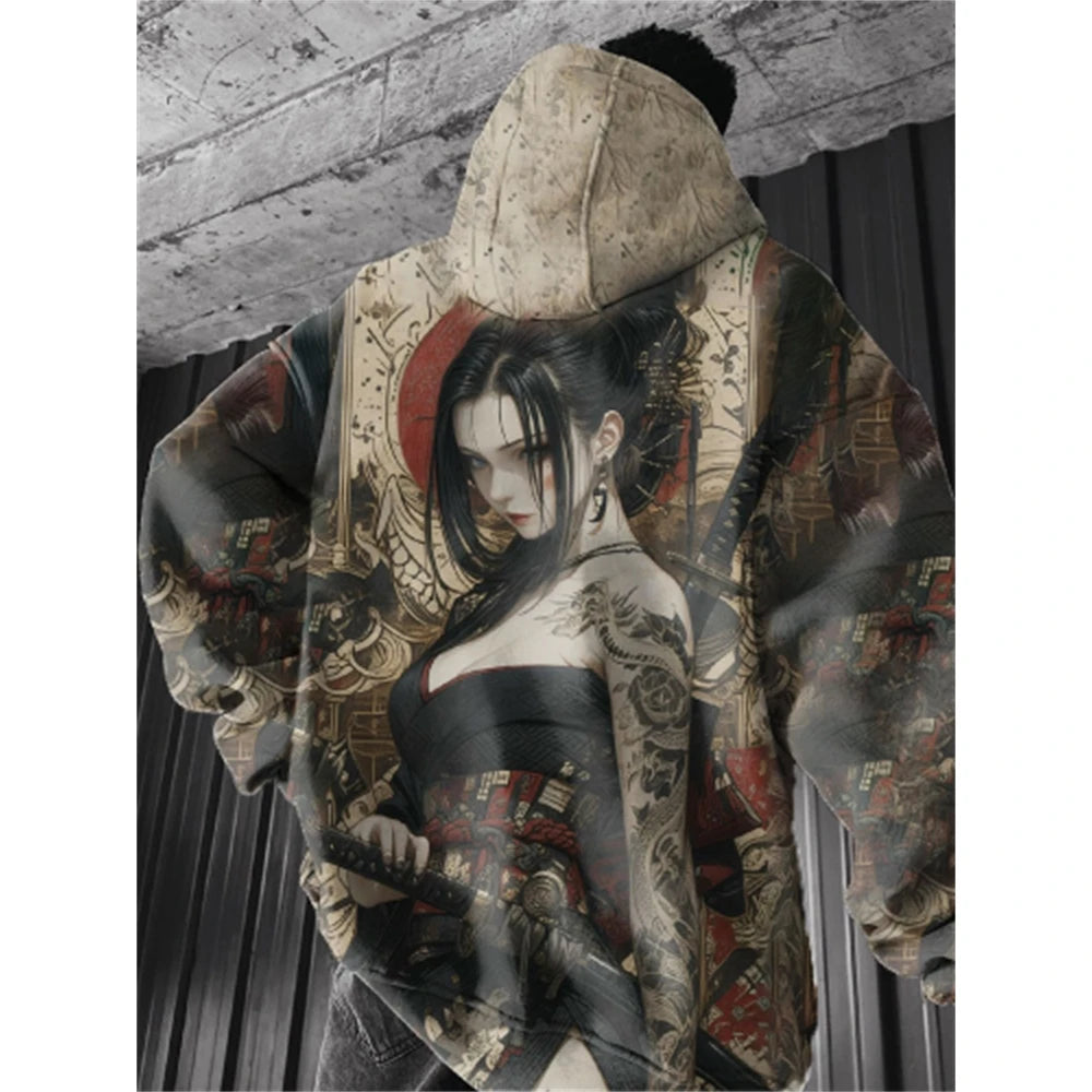 Jinx & More Hoodie - Dark Aesthetic, Cotton, Arcane - Eden of Clothes