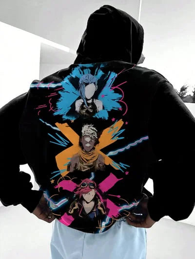 Jinx Full Print Hoodie - Fashion, League of Legends, Arcane - Eden of Clothes
