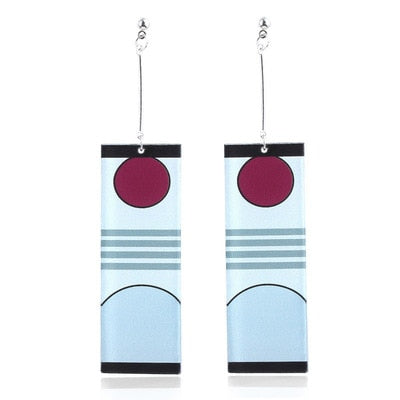 Acrylic Earrings – Tanjiro Inspired, Anime Character Jewelry - Eden of Clothes