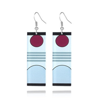 Acrylic Earrings – Tanjiro Inspired, Anime Character Jewelry - Eden of Clothes