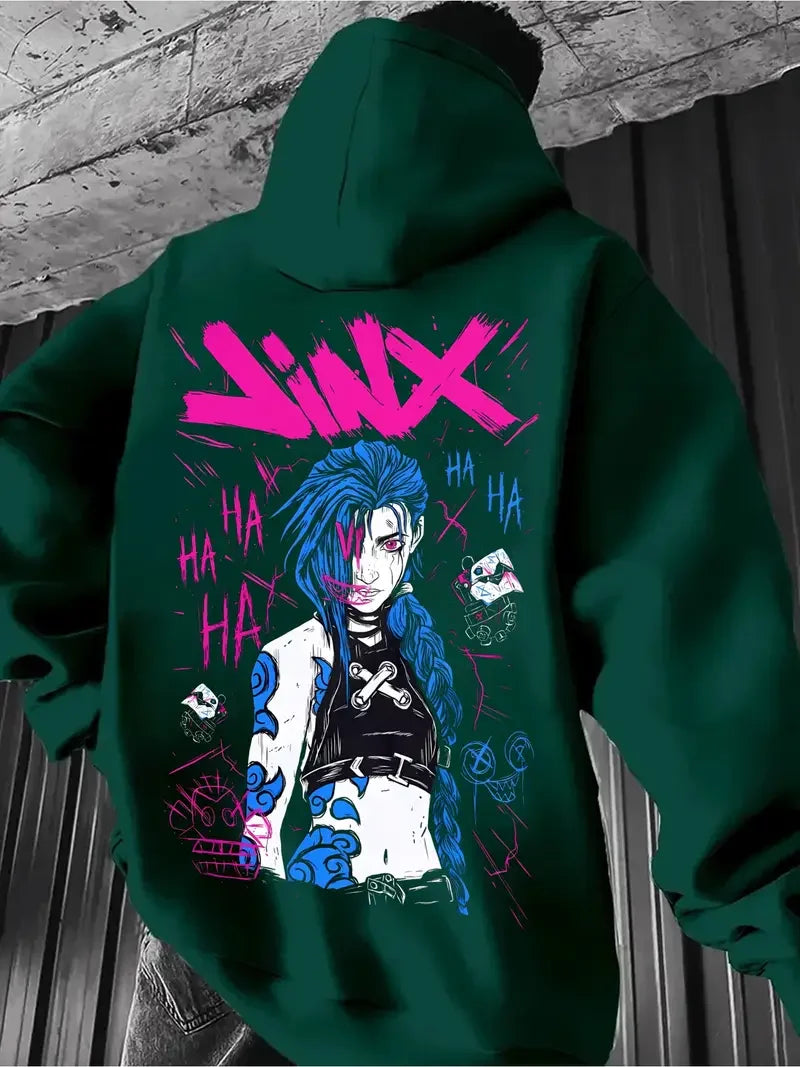 Jinx Hoodie – Rebel Spirit, Arcane League - Eden of Clothes