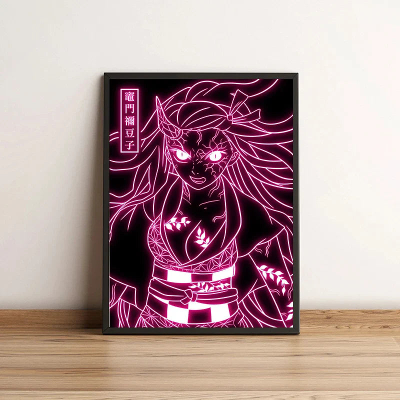 Neon Poster – Unique, Cartoon Anime Style Eden of Clothes