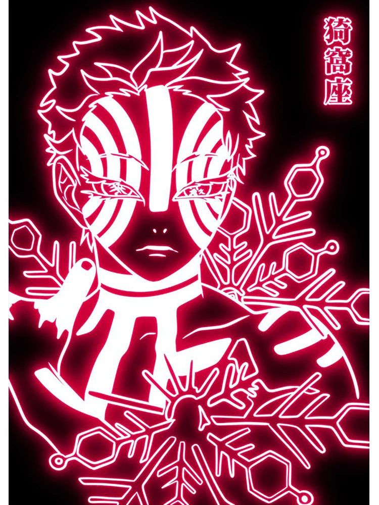 Neon Poster – Unique, Cartoon Anime Style - Eden of Clothes