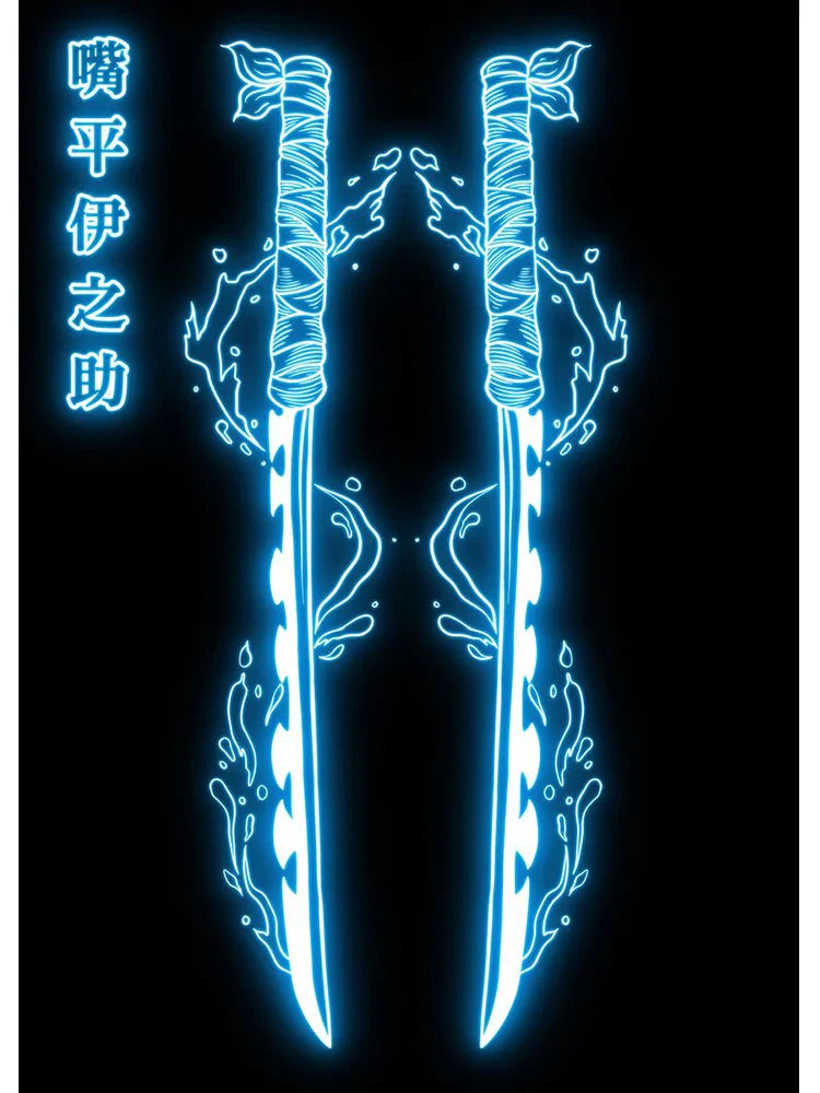Neon Poster – Unique, Cartoon Anime Style - Eden of Clothes