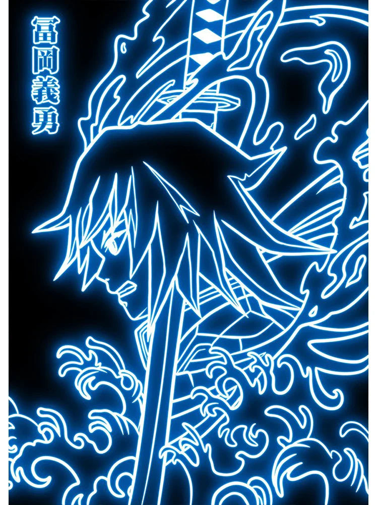 Neon Poster – Unique, Cartoon Anime Style - Eden of Clothes