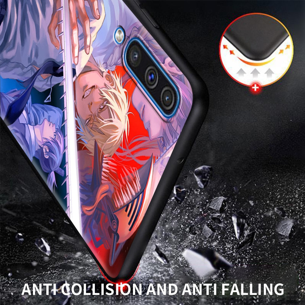Chainsaw Man Silicone Case – Durable Anime Design for Samsung Galaxy Samsung