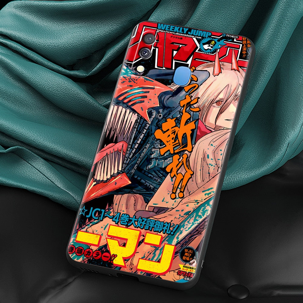 Chainsaw Man Silicone Case – Durable Anime Design for Samsung Galaxy Samsung