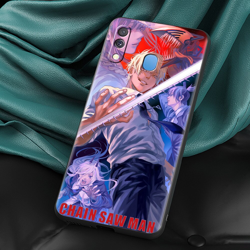 Chainsaw Man Silicone Case – Durable Anime Design for Samsung Galaxy - Eden of Clothes