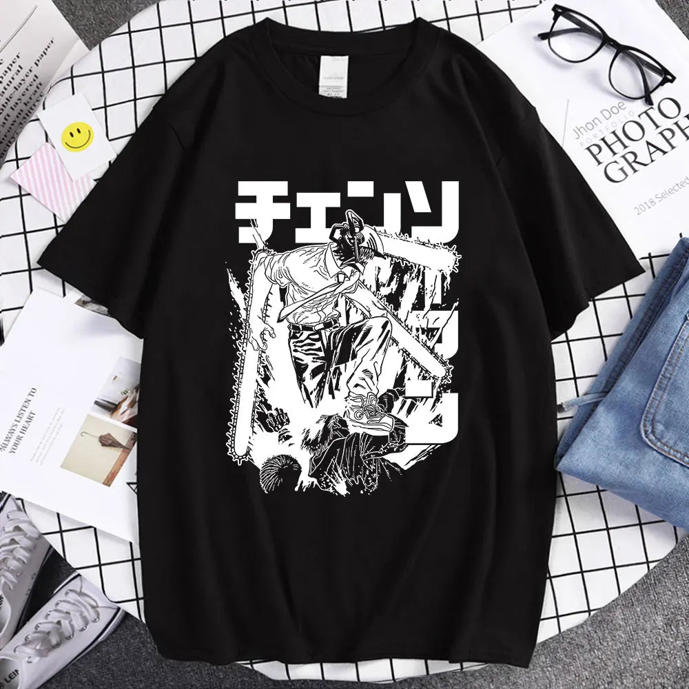 Anime Chainsaw Manga T-shirts - Eden of Clothes