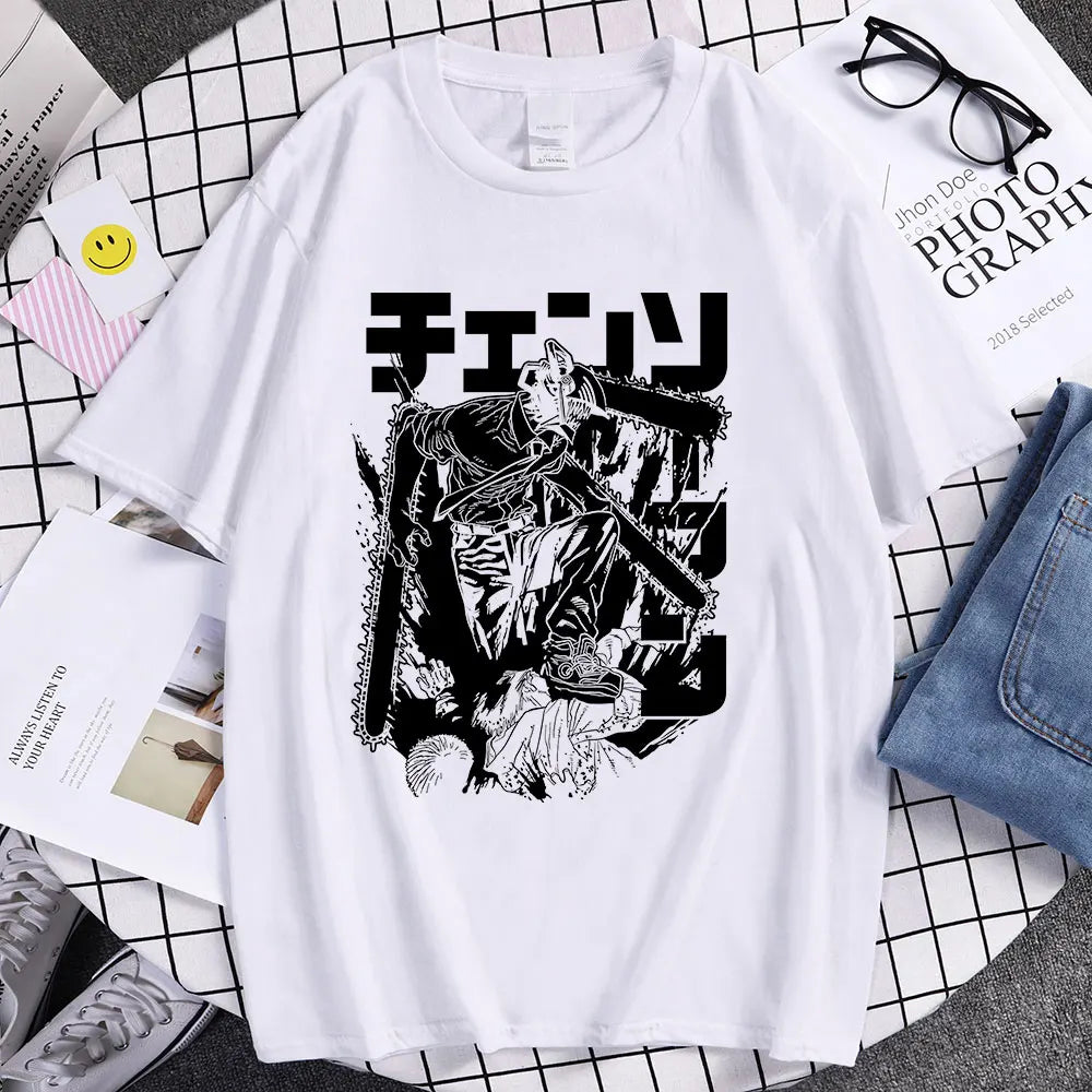 Anime Chainsaw Manga T-shirts - Eden of Clothes
