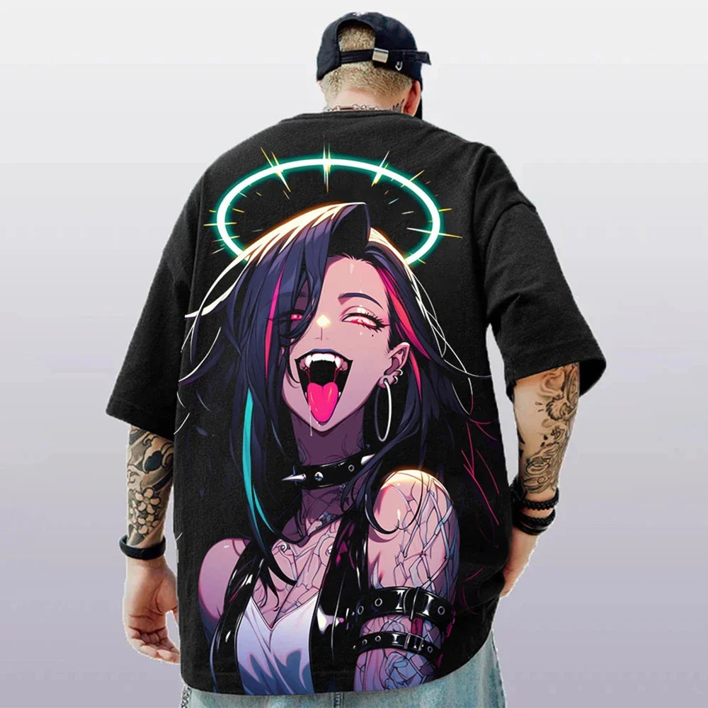 3D Print T-shirt – Vibrant Design, Anime Fashion - Eden of Clothes