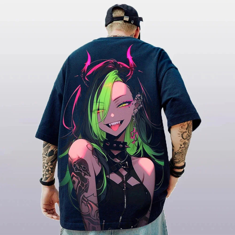 3D Print T-shirt – Vibrant Design, Anime Fashion - Eden of Clothes
