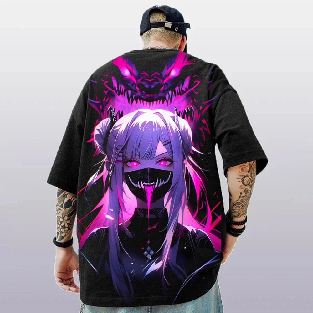 3D Print T-shirt – Vibrant Design, Anime Fashion - Eden of Clothes