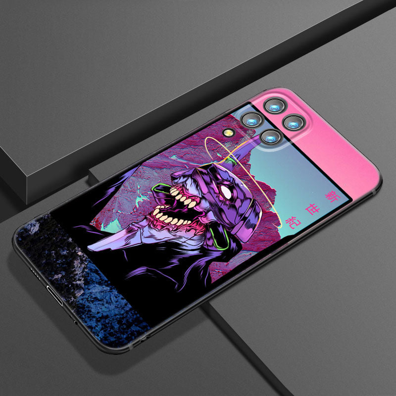 Anime Mecha Girl Phone Case – Futuristic Design for Samsung Galaxy - Eden of Clothes