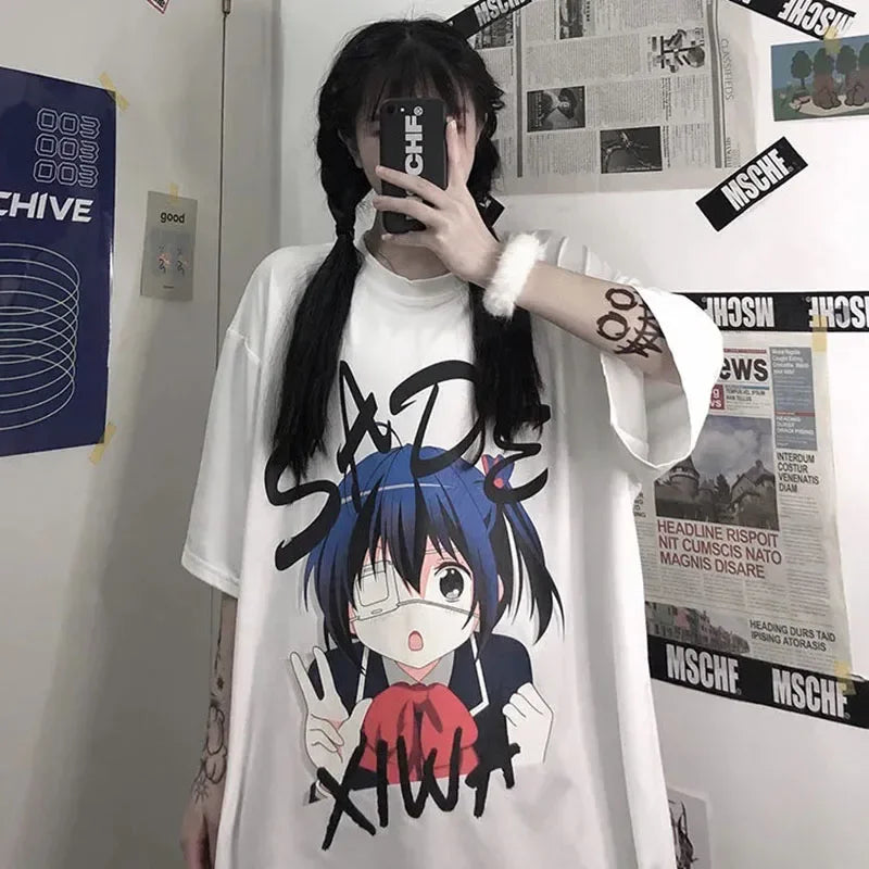 Harajuku T-shirt – Urban Aesthetic, Anime Style - Eden of Clothes