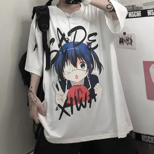 Harajuku T-shirt – Urban Aesthetic, Anime Style - Eden of Clothes