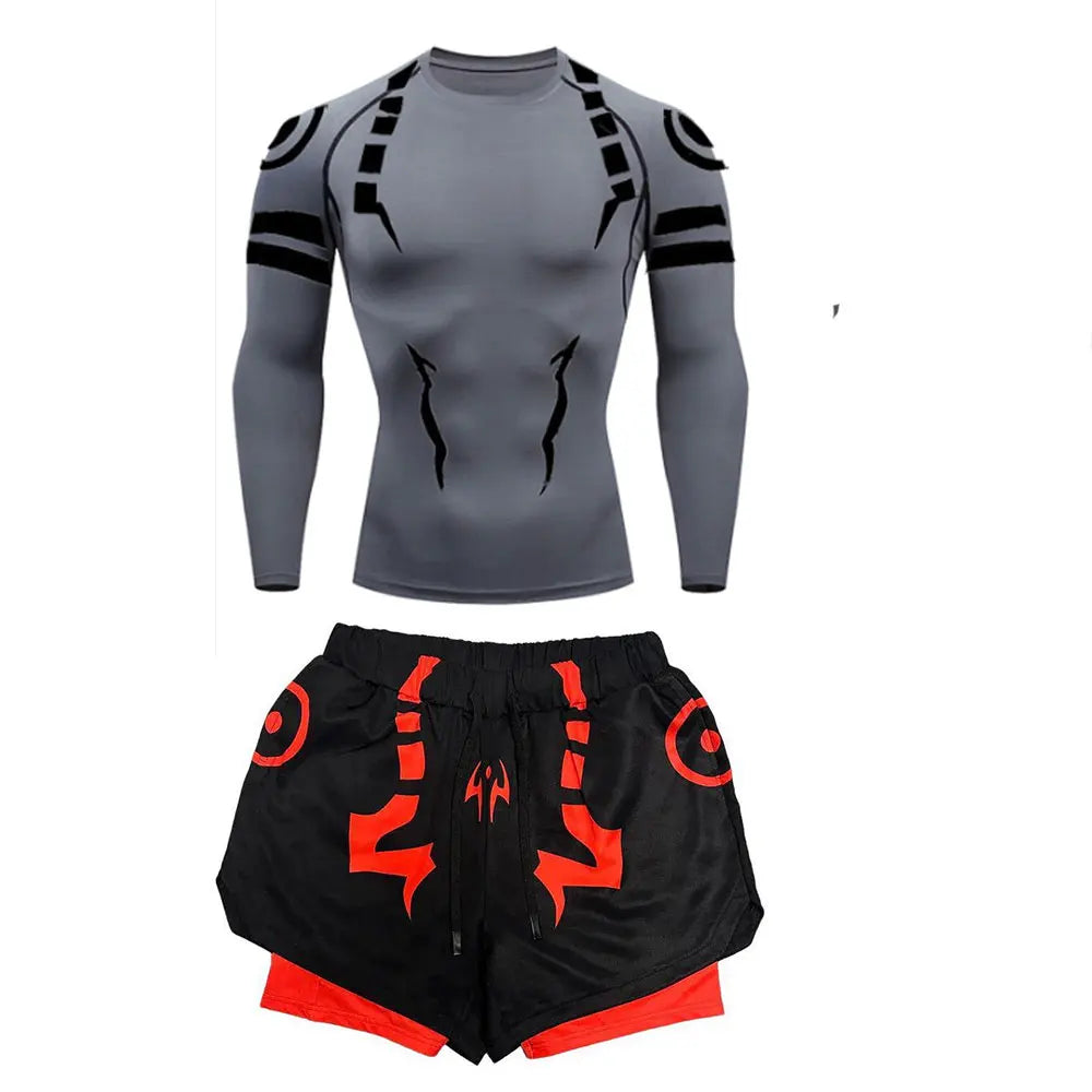 Compression Fitness Suit – Sorcerer Design, Jujutsu Kaisen - Eden of Clothes