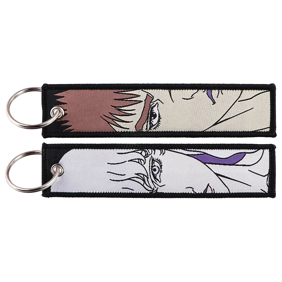 Anime Embroidered Keychain – Durable Fabric, Stylish Key Accessory - Eden of Clothes