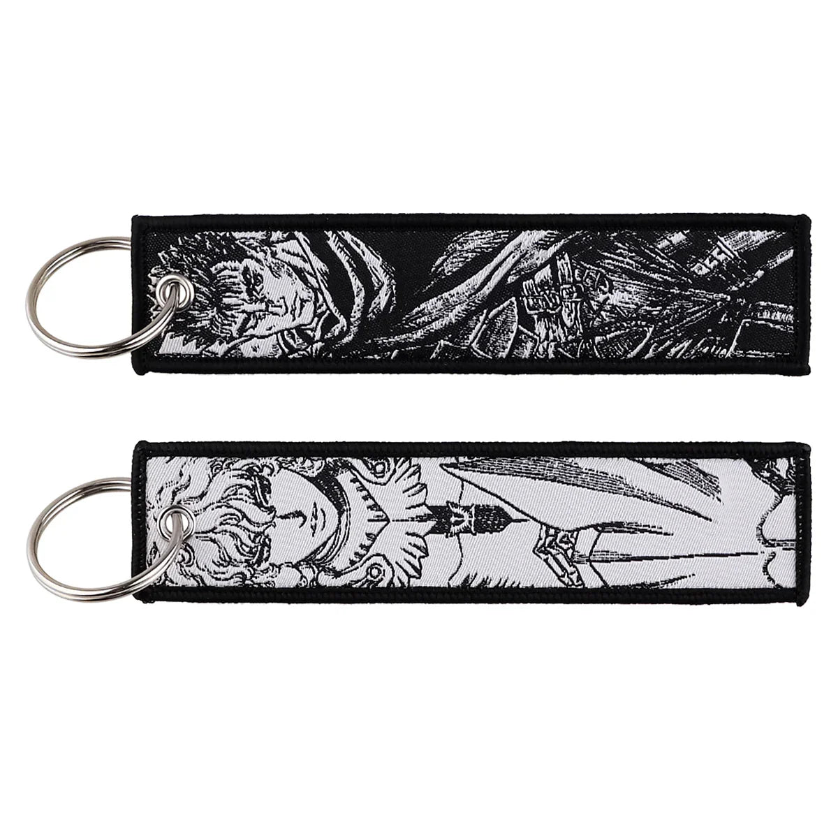 Anime Embroidered Keychain – Durable Fabric, Stylish Key Accessory - Eden of Clothes