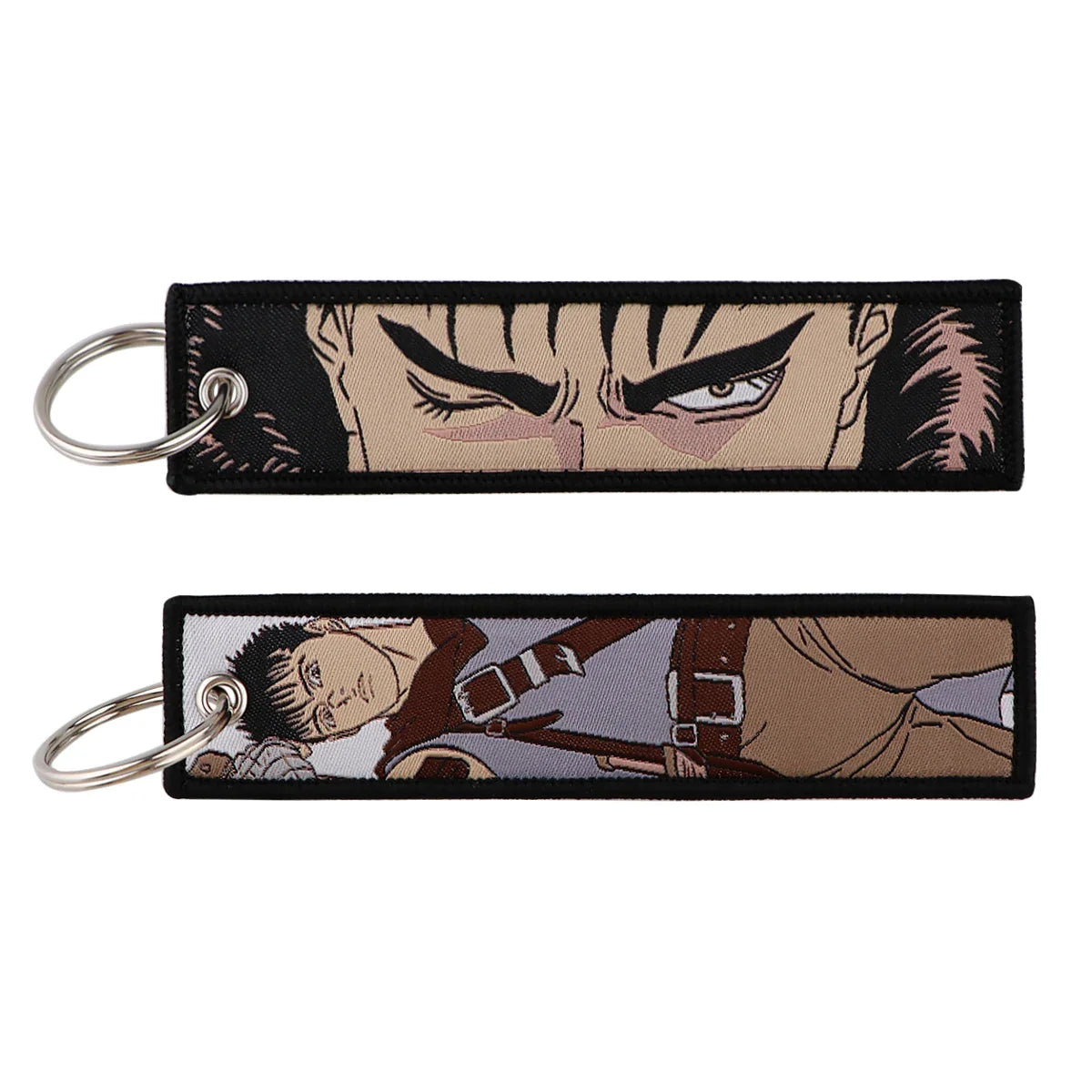 Anime Embroidered Keychain – Durable Fabric, Stylish Key Accessory - Eden of Clothes
