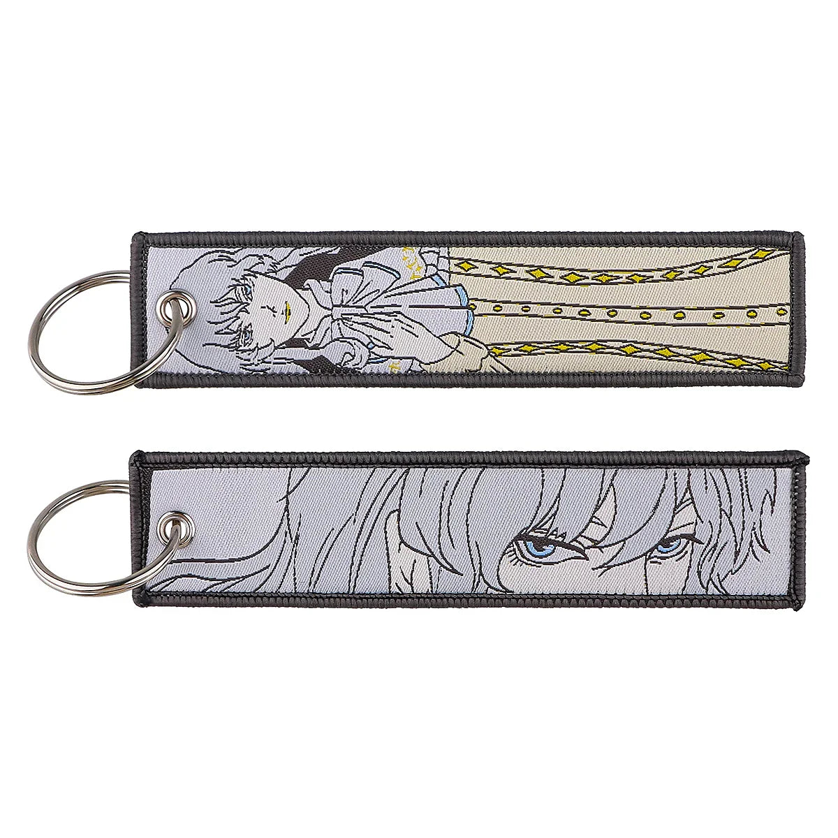 Anime Embroidered Keychain – Durable Fabric, Stylish Key Accessory - Eden of Clothes