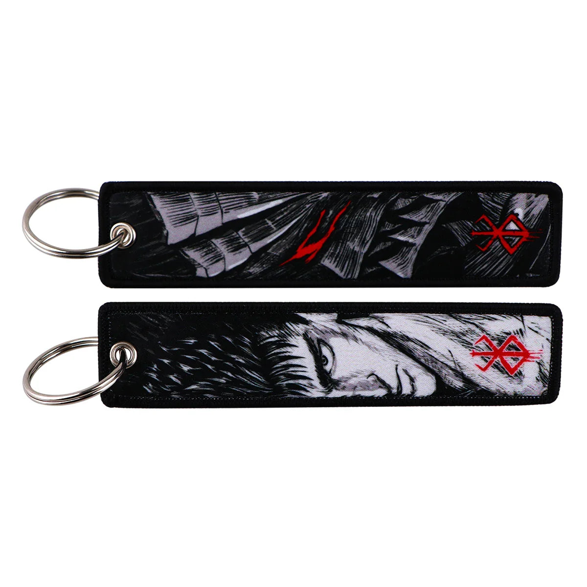 Anime Embroidered Keychain – Durable Fabric, Stylish Key Accessory - Eden of Clothes