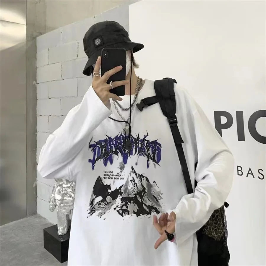 Long Sleeve T-shirt – Stylish Design, Anime Inspired - Eden of Clothes