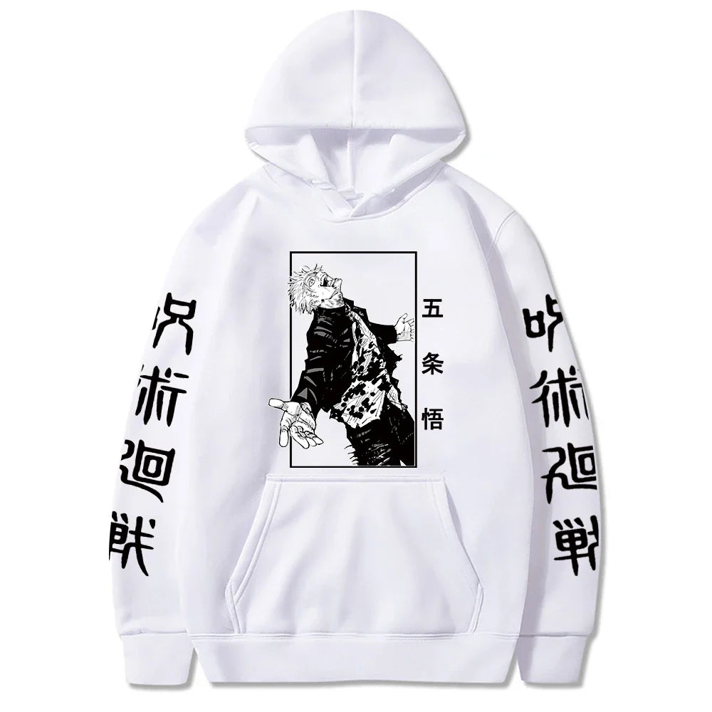 Character Print Sweatshirt – Graphic Design, Manga Style - Eden of Clothes