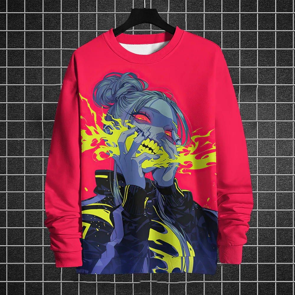 Anime Printed Long Sleeve - Eden of Clothes