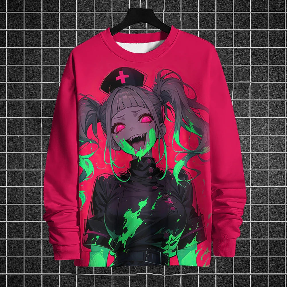 Anime Printed Long Sleeve - Eden of Clothes