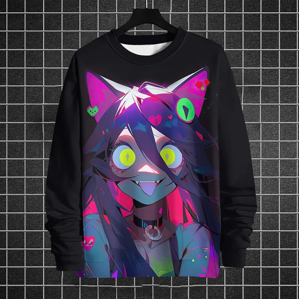 Anime Printed Long Sleeve - Eden of Clothes
