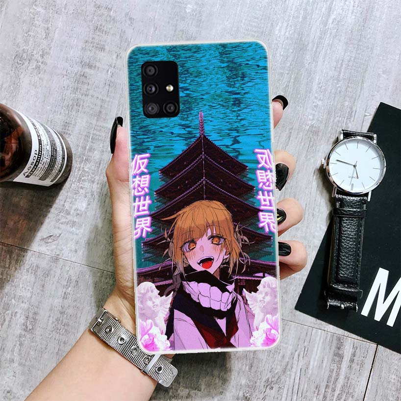 Vaporwave Glitch Phone Case – Anime-Inspired Design for Samsung Galaxy - Eden of Clothes