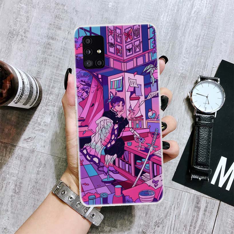 Vaporwave Glitch Phone Case – Anime-Inspired Design for Samsung Galaxy - Eden of Clothes
