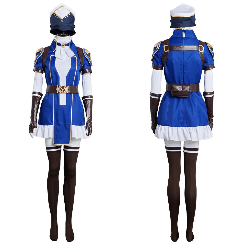 Caitlyn Cosplay Costume – Full Set, Arcane - Eden of Clothes