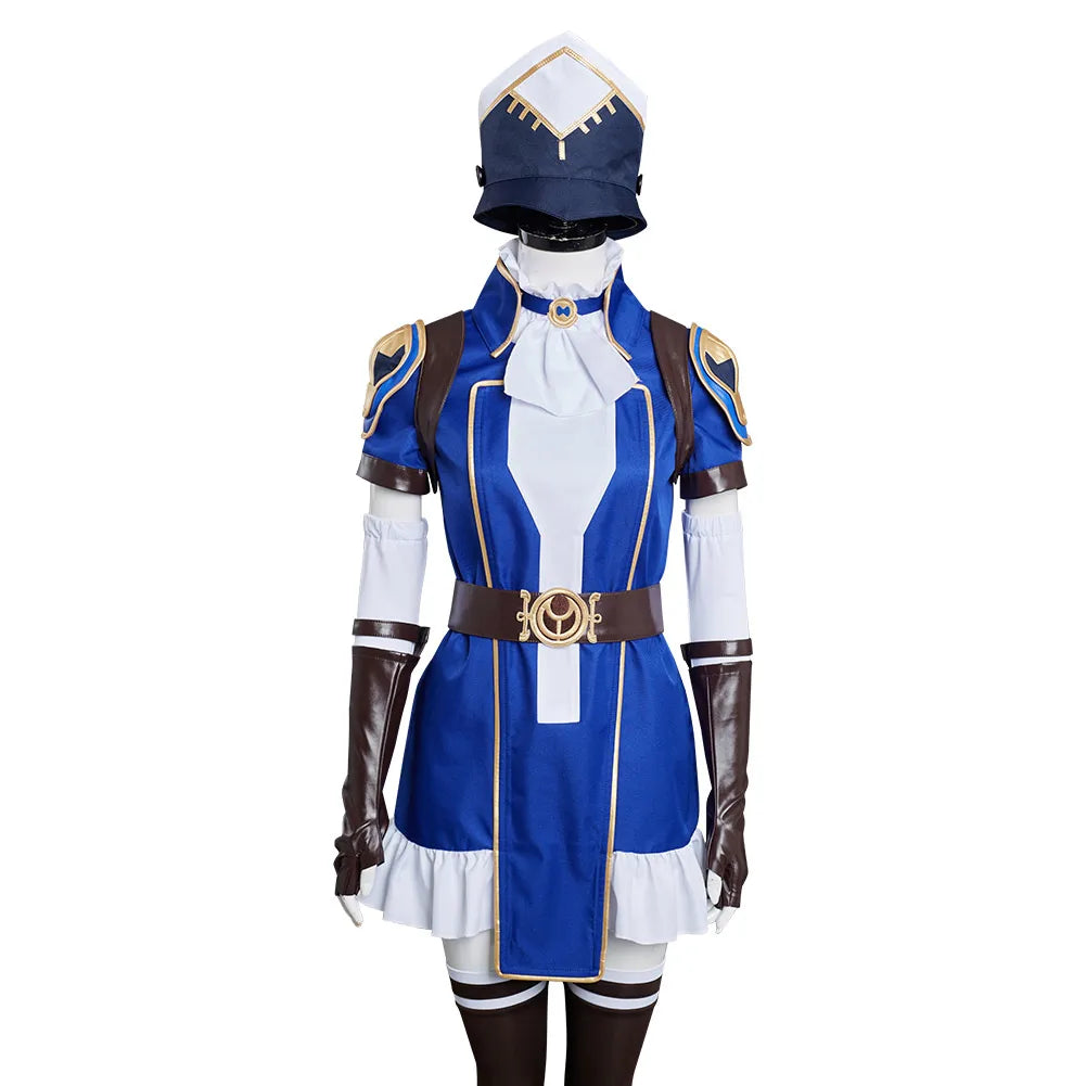 Caitlyn Cosplay Costume – Full Set, Arcane - Eden of Clothes