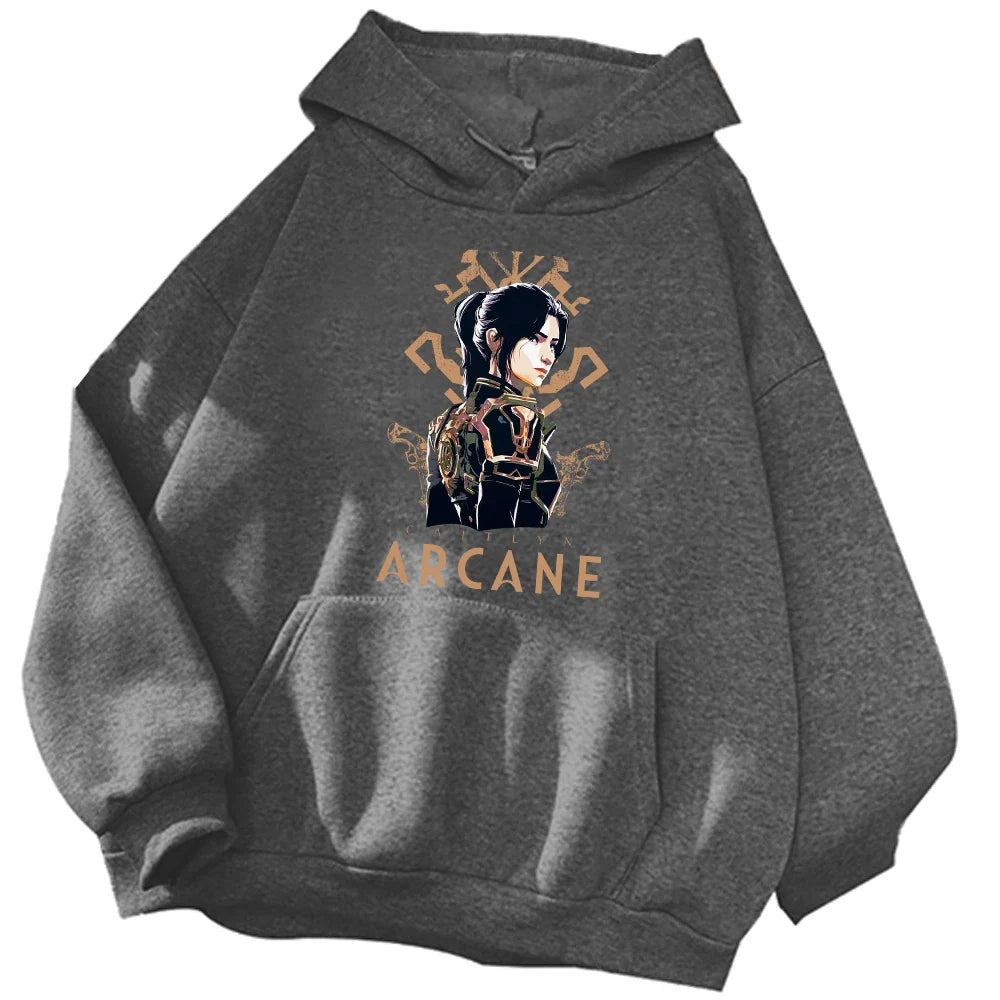 Caitlyn Hoodie – Stylish Design, Arcane - Eden of Clothes