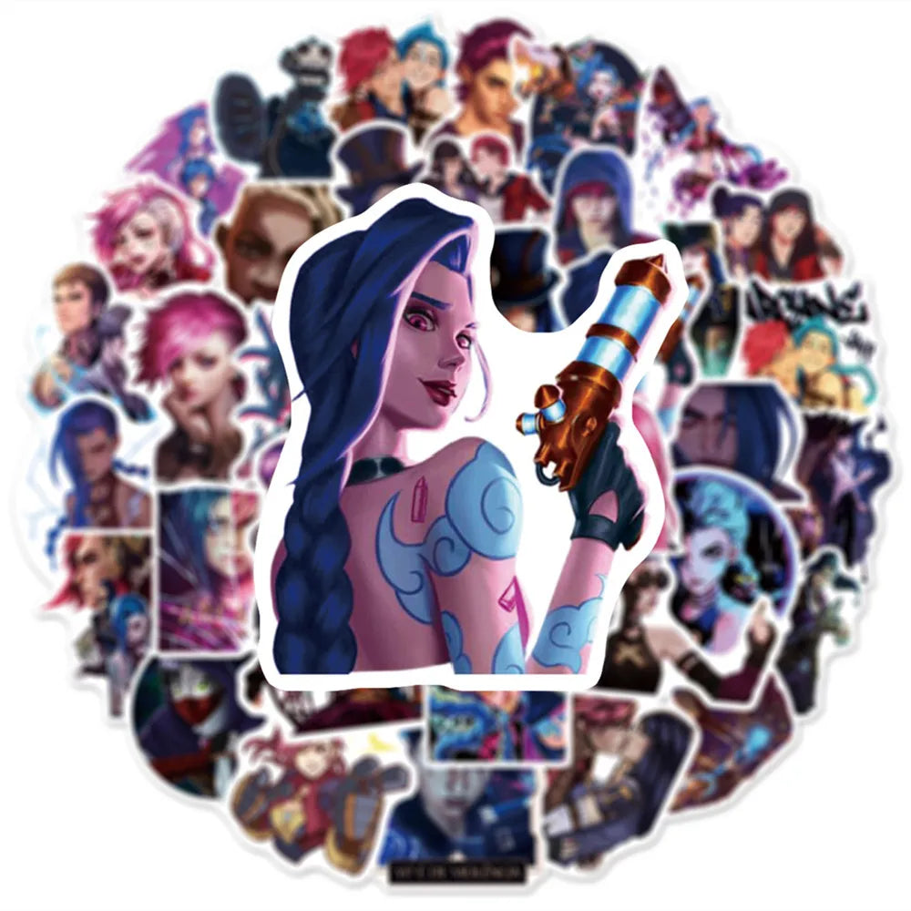 Cartoon Stickers – Unique Design, Arcane - Eden of Clothes