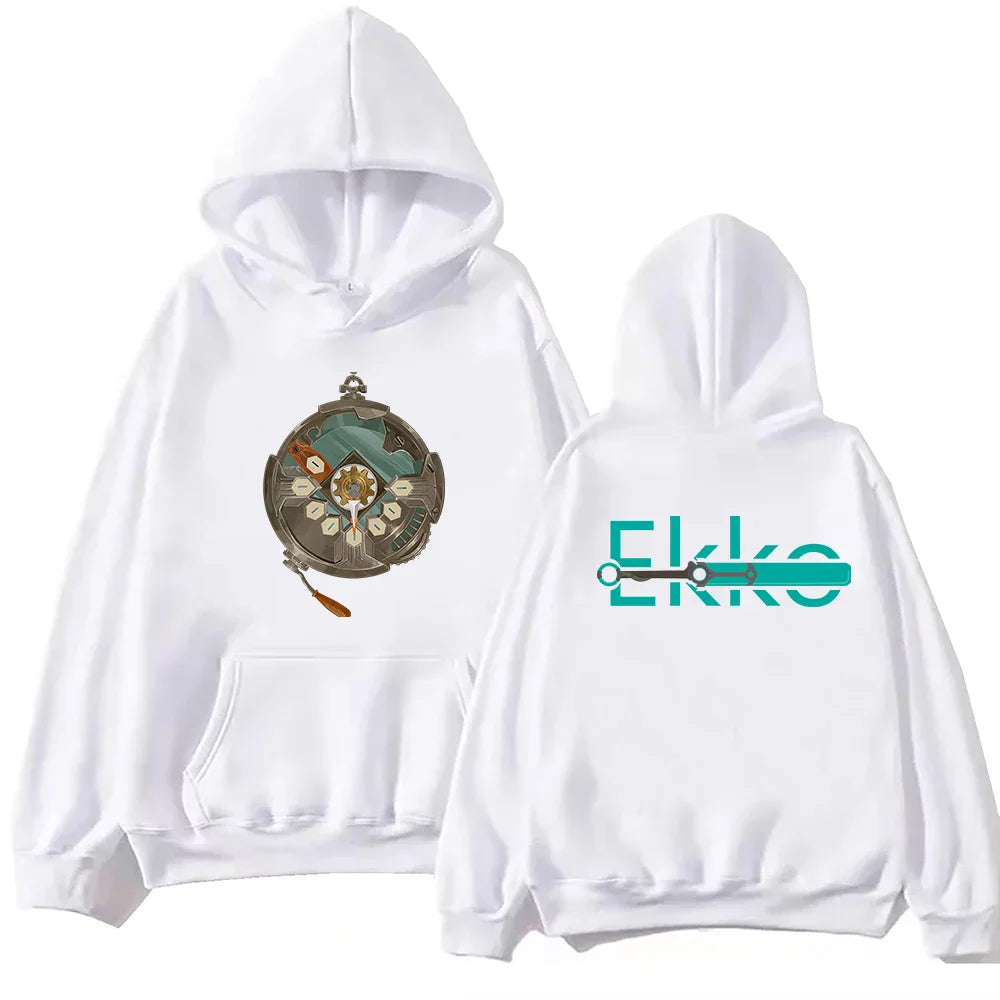 Ekko Stopwatch Hoodie – Time-Warp Vibe, Arcane - Eden of Clothes