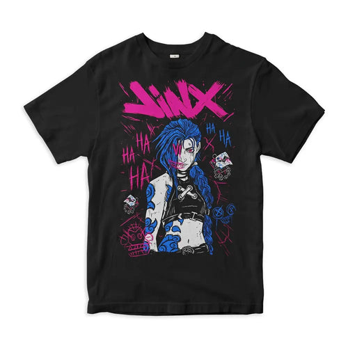 Jinx Art T-Shirt – Character Design, Arcane - Eden of Clothes
