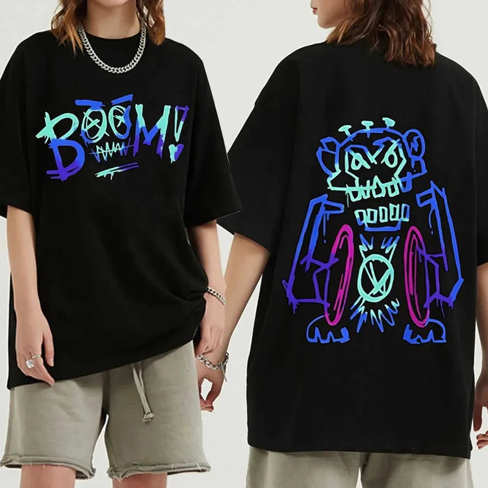 Jinx Pure Cotton T-Shirt – Bold Print, Arcane - Eden of Clothes