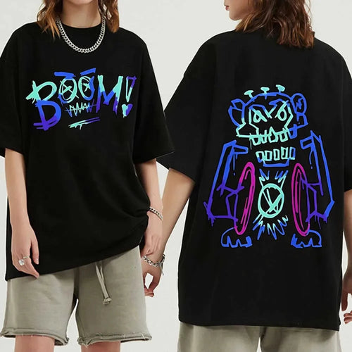 Jinx Pure Cotton T-Shirt – Bold Print, Arcane - Eden of Clothes