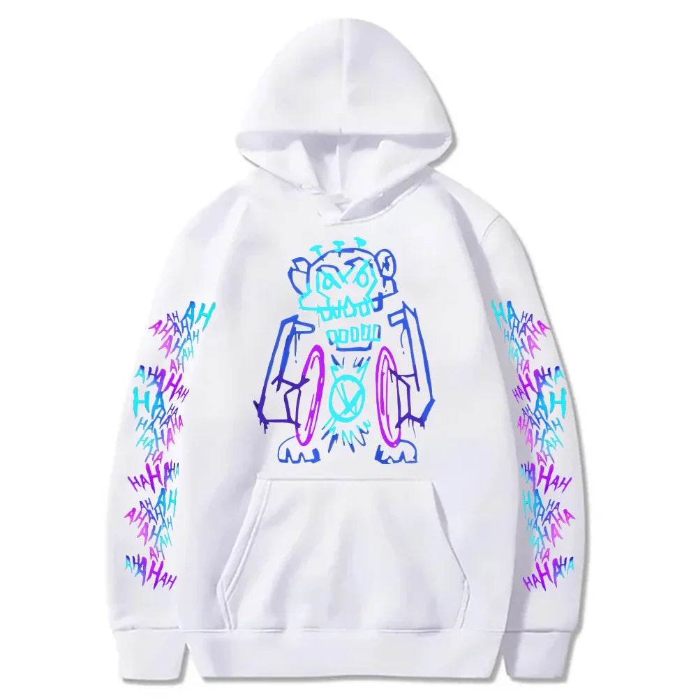 Monkey Graffiti Hoodie – Street Style, Arcane - Eden of Clothes
