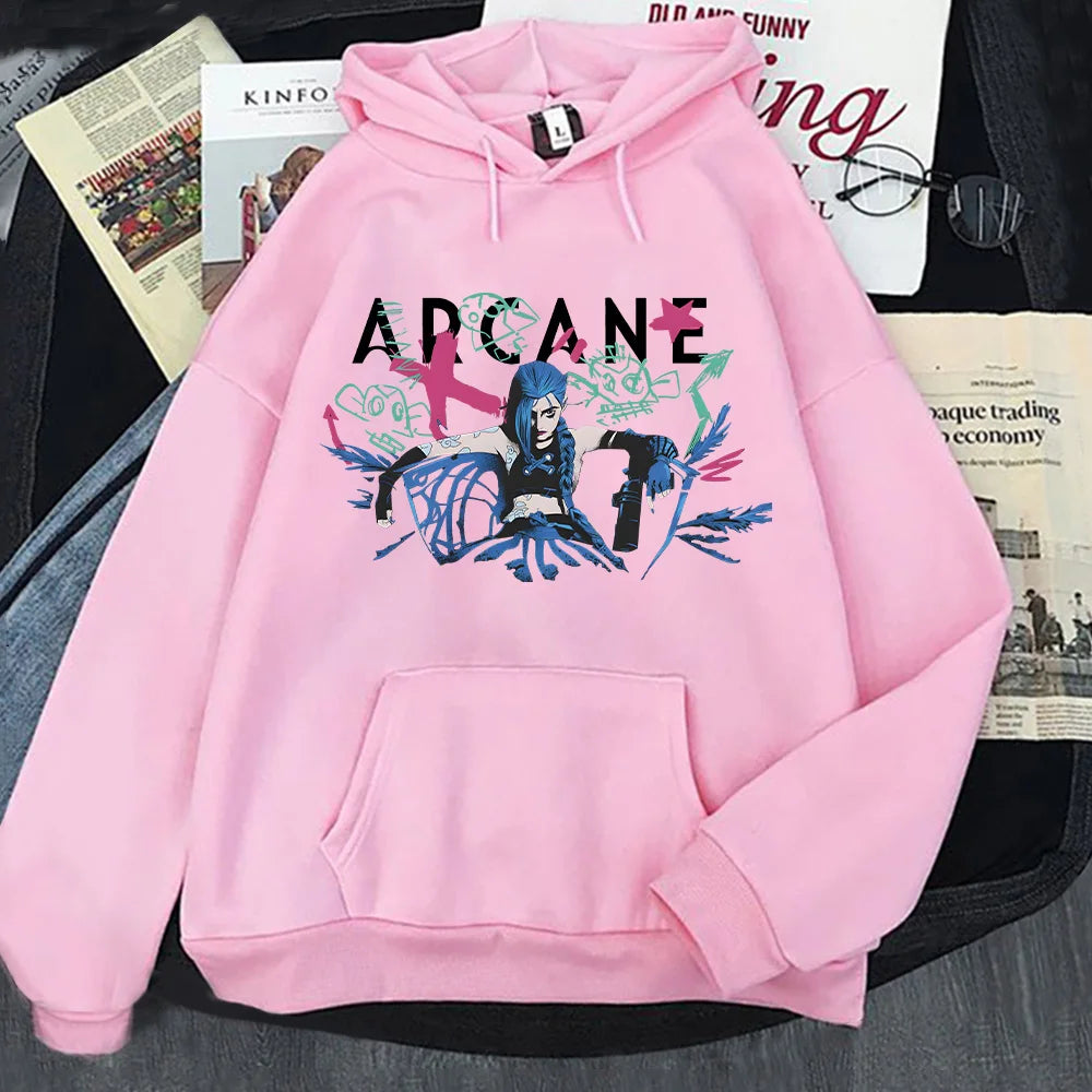 Jinx Hoodie – Warm Style, Arcane - Eden of Clothes