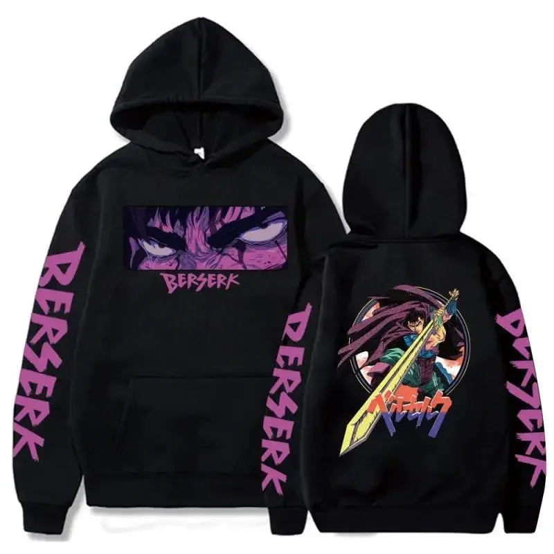 Guts Hooded Hoodie – Berserk, Anime Character Design - Eden of Clothes