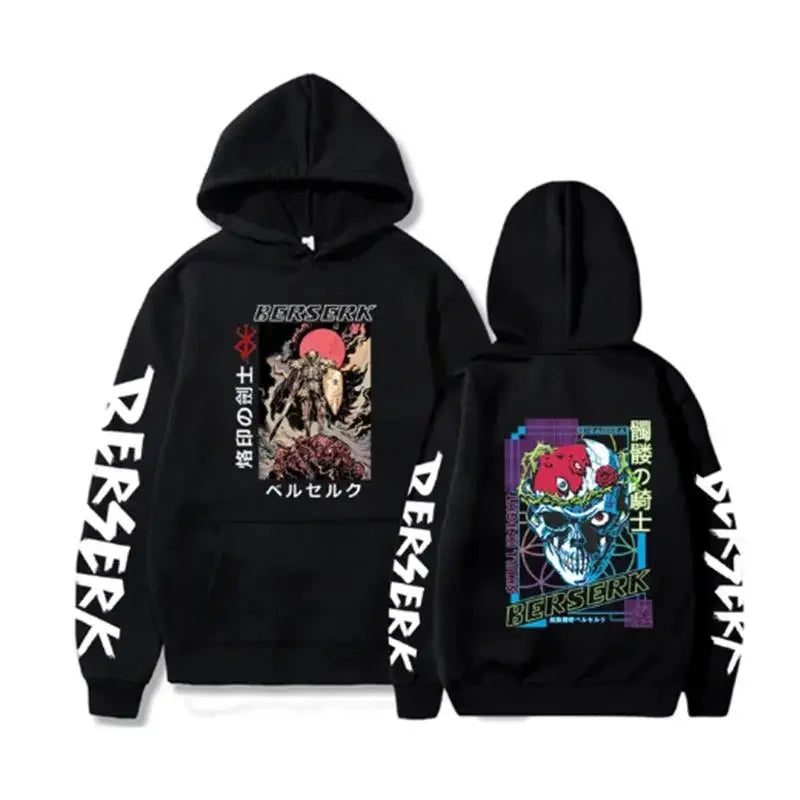 Guts Hooded Hoodie – Berserk, Anime Character Design - Eden of Clothes