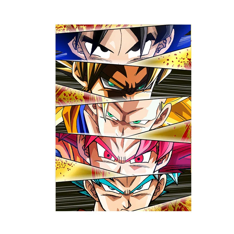 Cartoon Style Poster – Bright Colors, Anime Eye Posters - Eden of Clothes