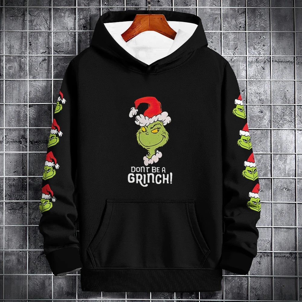 Grinch Hoodie – Christmas Design, Cartoon - Eden of Clothes