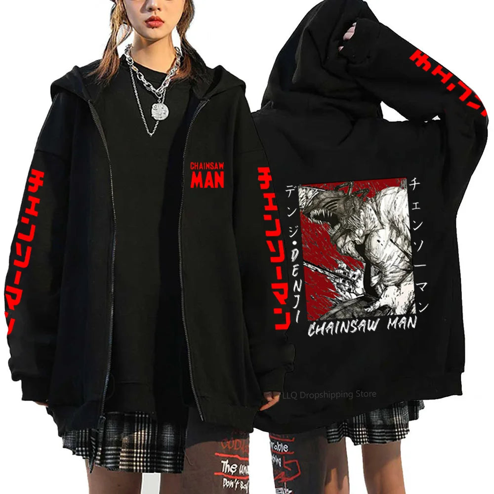 Denji Jacket – Chainsaw Man, Anime Style Design - Eden of Clothes